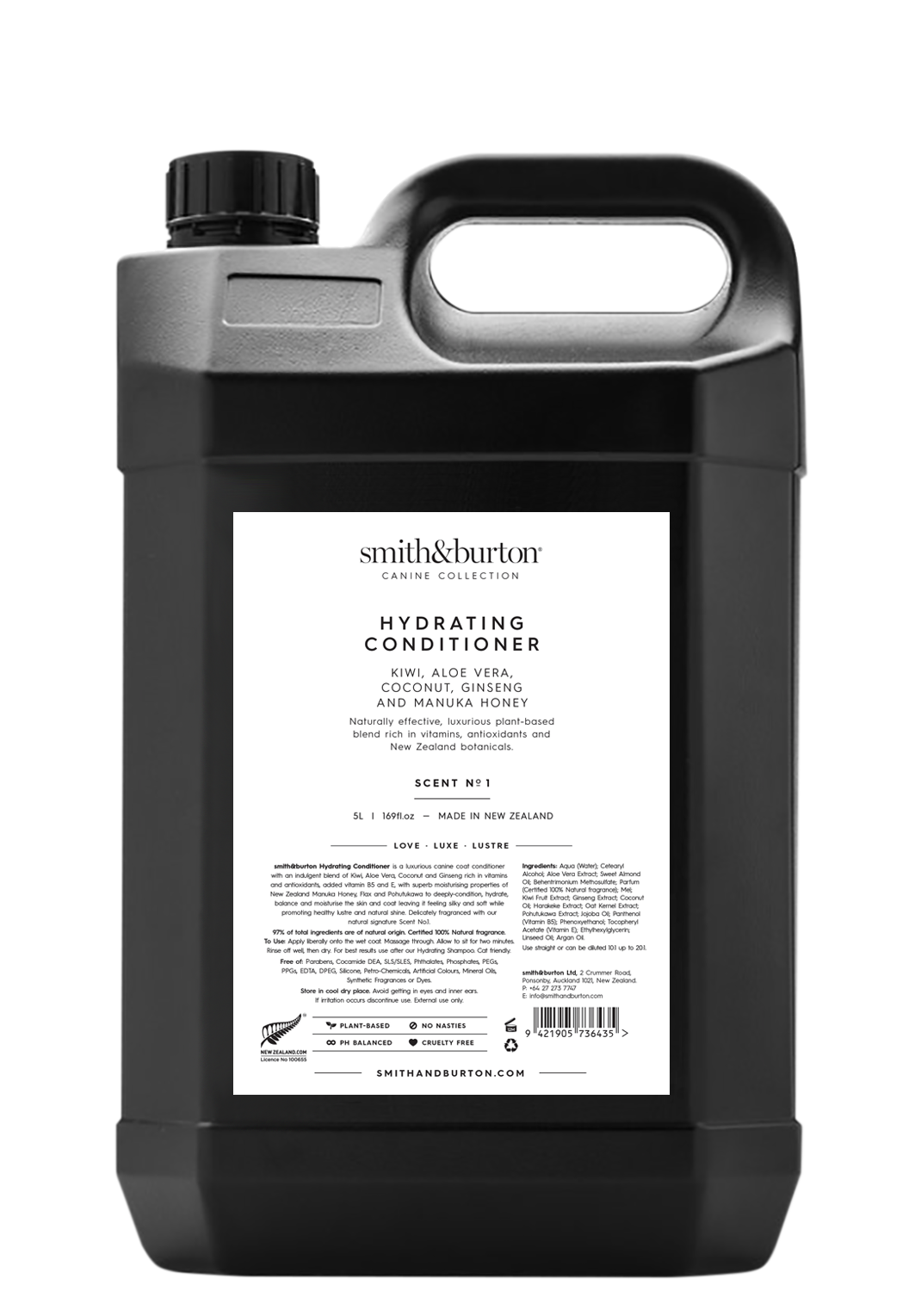 Smith & Burton Hydrating Conditioner - 5 Litre / 1.33 gallons