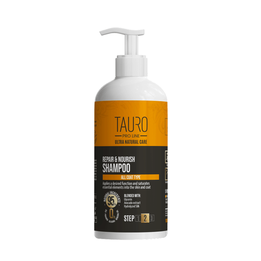 TPL Ultra Natural Care Repair & Nourish Shampoo, repair and nourish shampoo for dogs and cats skin and coat, 33.8 fl oz