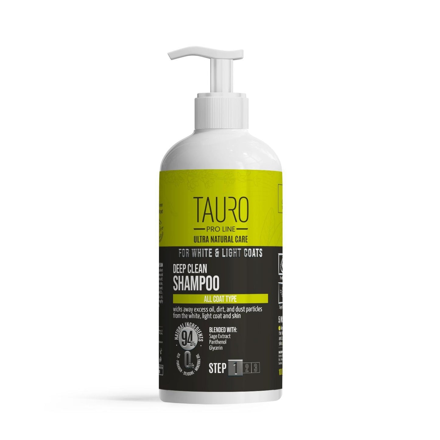 TPL Ultra Natural Care for White and Light Coats, Deep Clean Shampoo, deep clean shampoo for dogs and cats with white, light coat and skin, 33.8 fl oz