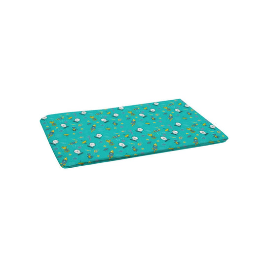 TPL Misoko reusable pee pad, with rockets, mint, 31.5" x 55.1", 2 pcs.