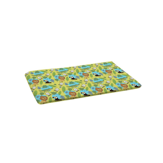TPL Misoko reusable pee pad, with lions, yellow, 31.5" x 55.1", 2 pcs.