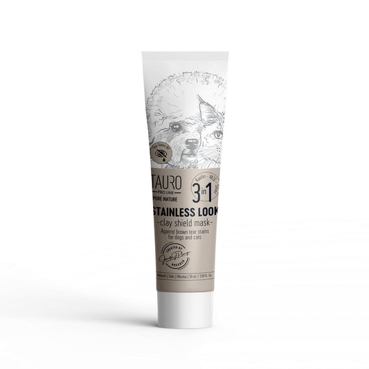 TPL Pure Nature Stainless look 3in1, natural clay mask to prevent tear stains on the coat for dogs, 1.69 oz