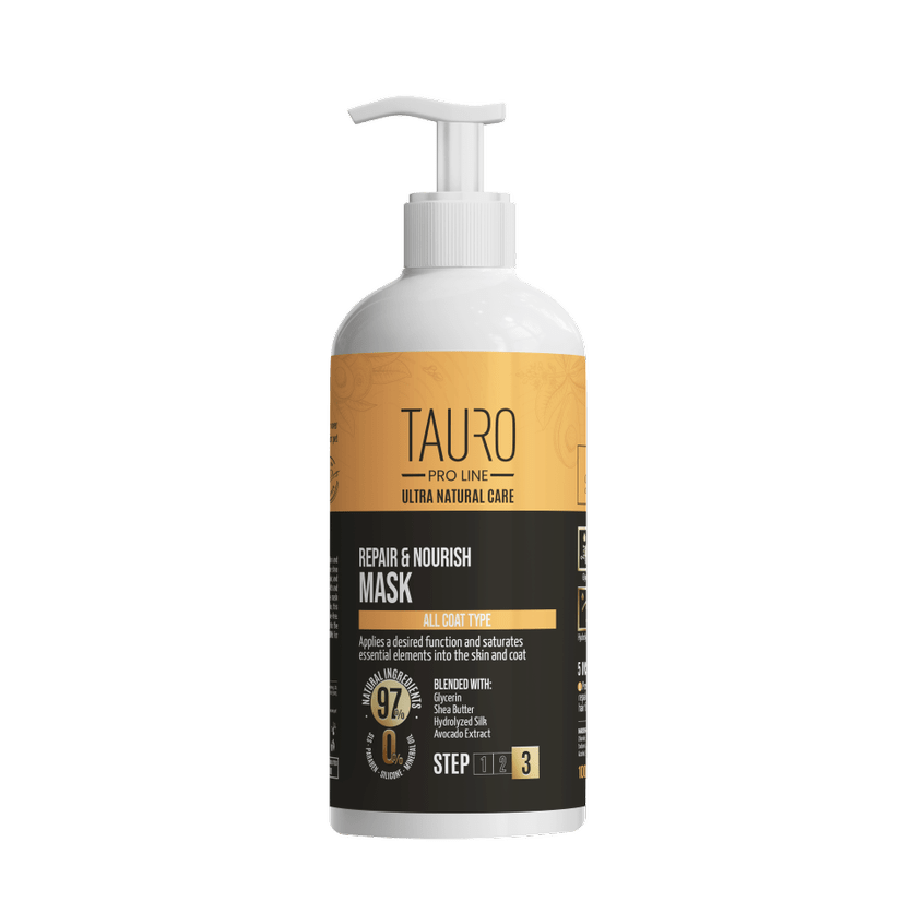 TPL Ultra Natural Care Repair & Nourish Mask, repair and nourish mask for dogs and cats skin and coat, 33.8 fl oz