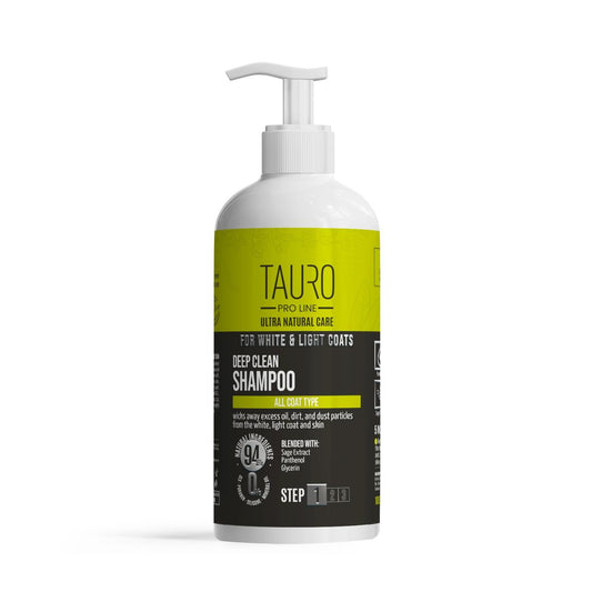 TPL Ultra Natural Care for White and Light Coats, Deep Clean Shampoo, deep clean shampoo for dogs and cats with white, light coat and skin, 33.8 fl oz